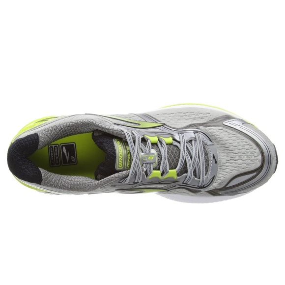 Brooks Ghost Men’s Size 10 Ghost Gry/Yellow Sneakers - Picture 4 of 8